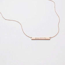 The Ultimate Guide to Your Perfect Engraved Bar Necklace