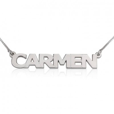 24k Gold Plated Personalized Carmen Necklace