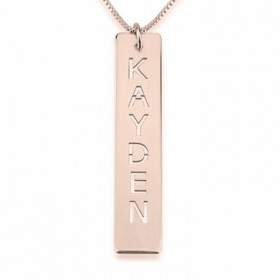 24k Gold Plated Personalized Kayden Necklace