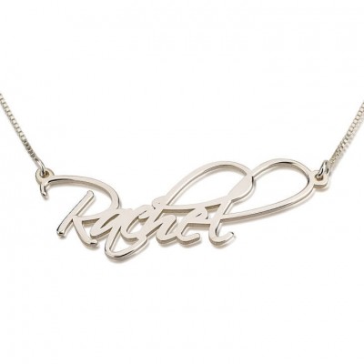24k Gold Plated Personalized Rachel Necklace