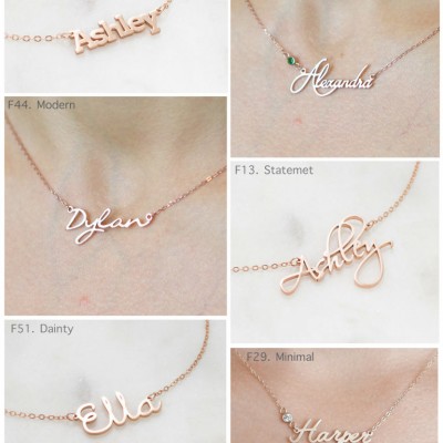 4 Name Necklace • Multiple Name Necklace • Custom Children Name • Personalized Family Necklace by CaitlynMinimalist • New Mom Gift • NH07F47
