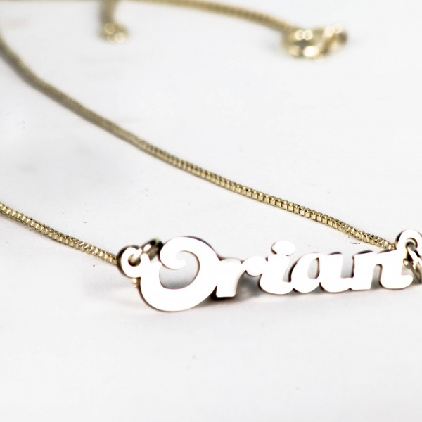 925 sterling silver personalized Name necklace, alphabet Necklaces,