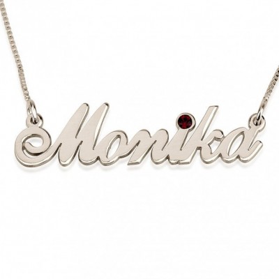 Allegro Name Necklace New Personalized colorful Swarovski Crystal Pendant Charm Customized Women Jewelry Gift