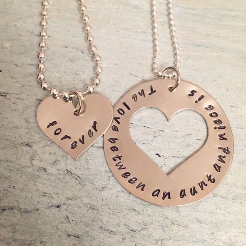 Special Aunt and Niece Necklace Gift Set – Hunny Life