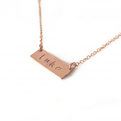 Baby name necklace - lowercase