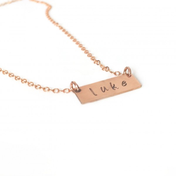 Baby name necklace - lowercase