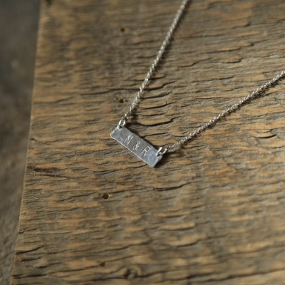Bar Necklace (Silver/Brass)