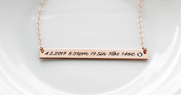 baby birthstone jewelry for mom