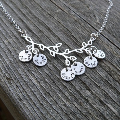 Branches of My Family...Sterling Necklace