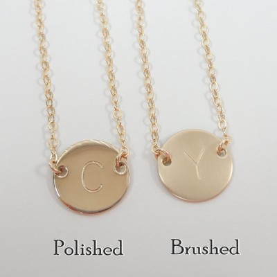 Bridesmaid Necklace Set - 14k Gold filled or Sterling silver - Bridesmaid Gifts - Personalized Necklace set