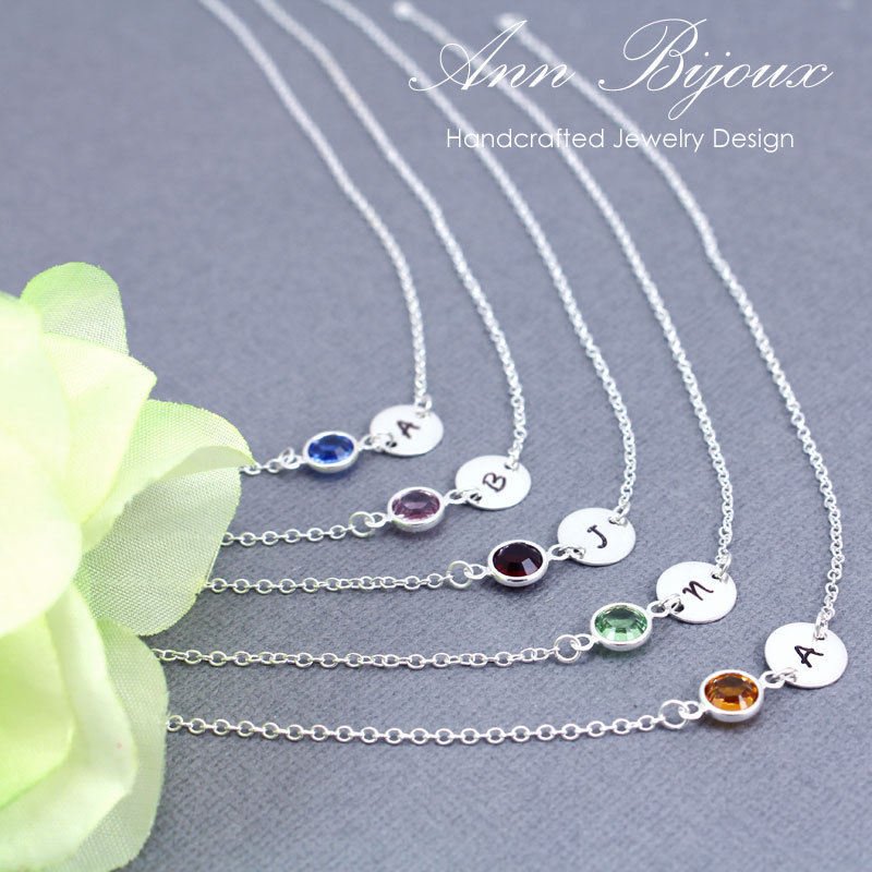 Nana Heart 1-6 Birthstone Mother & Child Necklace with Chain for Women -  Rose Gold Plated, Stone 3 - Walmart.com