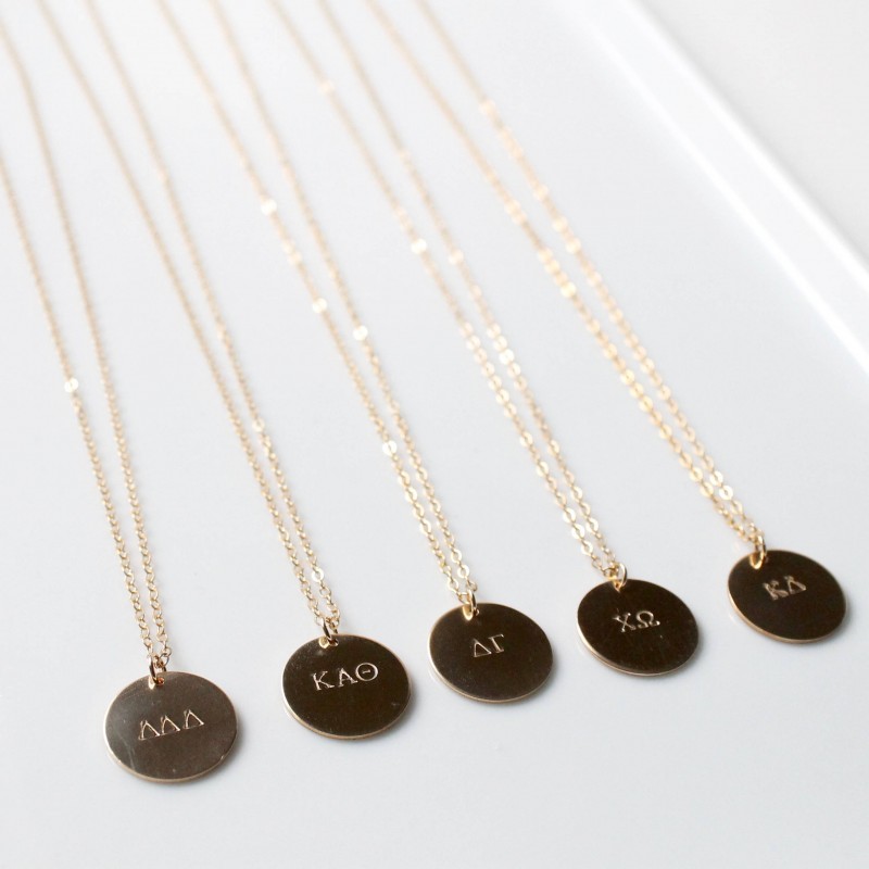 CHI OMEGA Necklace Chi Omega Charm Necklace Sorority Jewelry