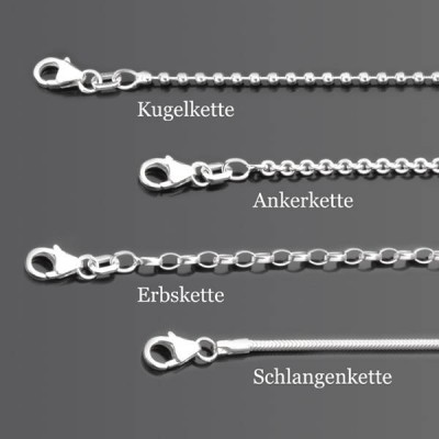 Chain of names together promise 925 silver necklace engraving partner Jewelry Love Anniversary