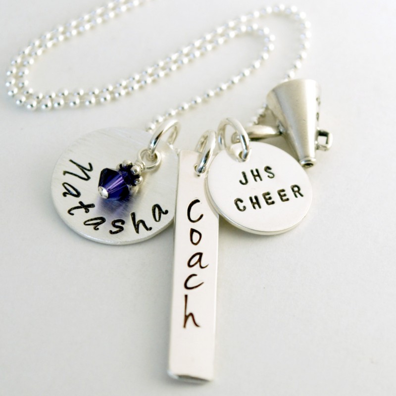 COACH Crystal Heart Pendant Necklace, 16