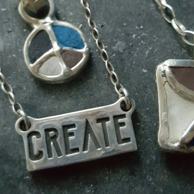 Create Silver Necklace Sterling Silver Makers Gonna Make Charm