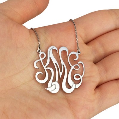 Custom Monogram necklace, monogram pendent, custom initial necklace, monogram necklace, monogram initial necklace, monogram jewelry