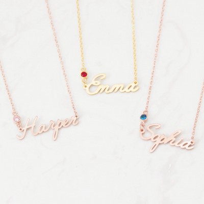 Custom Name Necklace • Children Name Necklace • Personalized Name Necklace • Custom Name Jewelry • Dainty Name Necklace • NH04F31