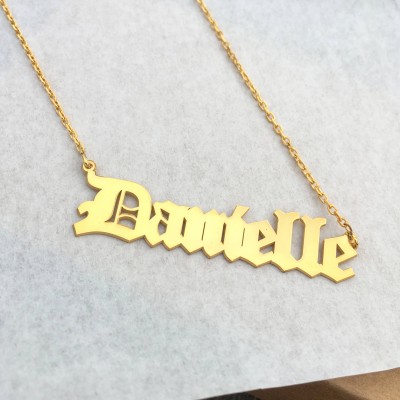 Custom Name Necklace, Personalized Name Necklace, Silver Name Necklace, Personalized Gift For Women, Personalized Necklace, Name Necklace