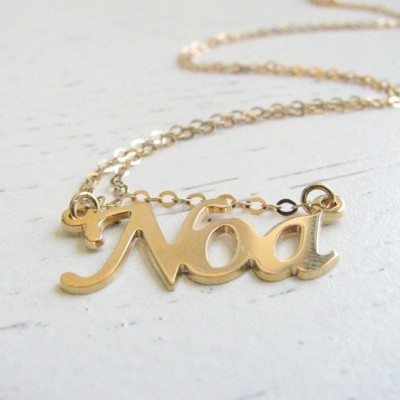 Custom name necklace - Name gold necklace - Personalized necklace - Name Necklace - Personalized name necklace - 14k gold filled nacklace