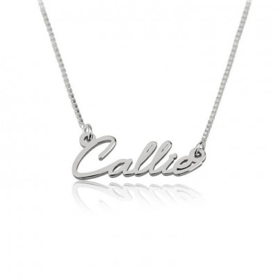 Dainty Name Necklace Sterling Silver 925 - Custom Name Necklace - Personalized Name Jewelry - Christmas Gift