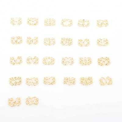 Dainty necklaces set-1,Monogram necklace,daimond cut beads,y necklace,gold bar necklace-littledetailstudio(set1)