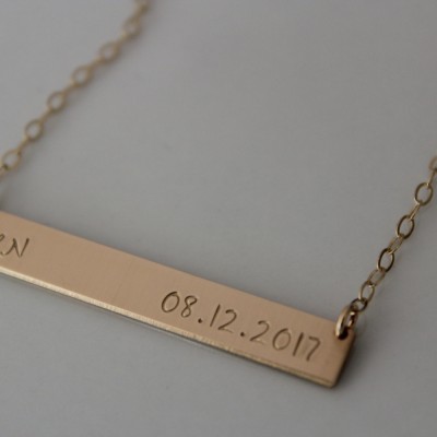 Date necklace, anniversary necklace, wedding gift, anniversary gift, anniversary gifts for her, valentines necklace, wedding necklace