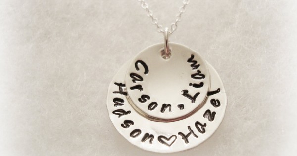 mother and grandmother necklace