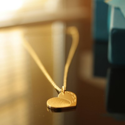 Gift For Her - Personalized Heart Necklace