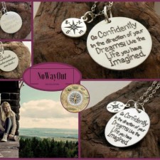 Navigate Your Dreams: The Graduate Compass Necklace