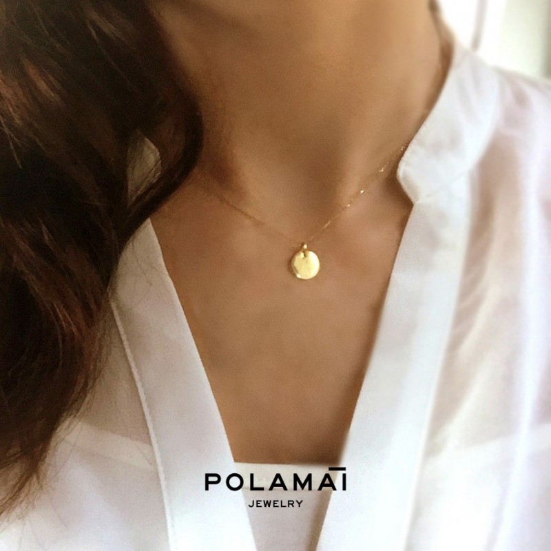 Simple Dot Necklace – Peggy Li Creations
