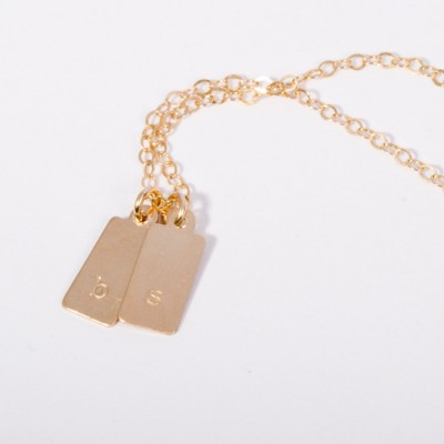 Gold Letter Necklace, 14K Gold Initials, Gold Moms Necklace, Children's Initials, Initial Necklace, Gold Initial Necklace, 14K Gold