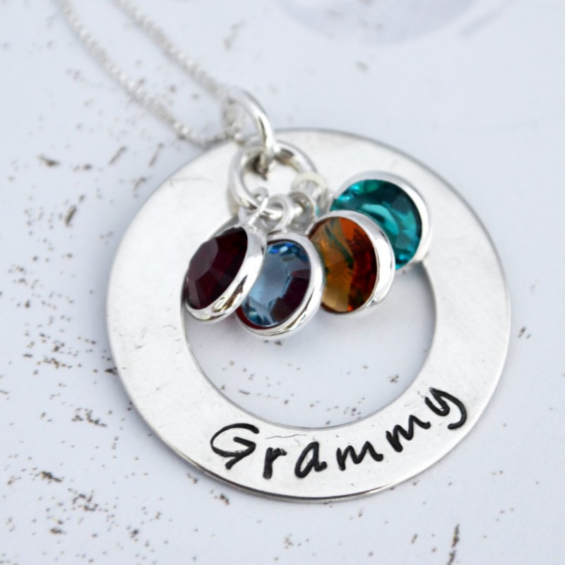 Nana Necklace, Birthstone Necklace for Grandma, Grandma Gift, Necklace for  Mom, Nana Gift, Grandmother Jewelry, Mom Jewelry, Mimi Necklace - Etsy