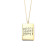 Hold Your Heartfelt Dates Close: Our Hand Stamped Rectangle Necklace