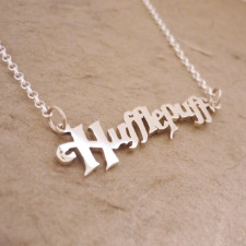 Hand-Crafting Hufflepuff: Your Silver Name Necklace Story