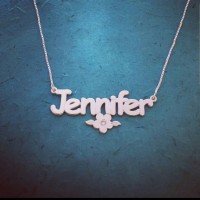 Jennifer deals name necklace