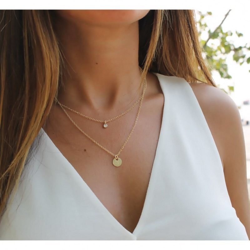 fashion style Fashion Style Simple 2 Layered Necklaces Gold Heart With Star Pendant  Necklace Jewelry for Women and Girls Gold-plated Copper Pendant Price in  India - Buy fashion style Fashion Style Simple