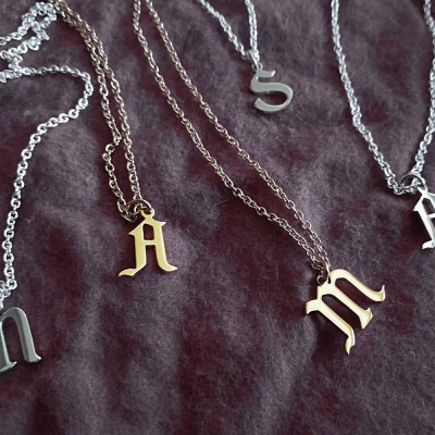 Limited Edition A-Z Necklace Collection - Sterling Silver
