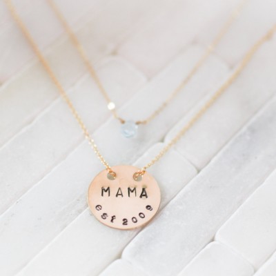 Mama Necklace - Gold Mom Necklace - Mom Necklace - New Mom Gift - Mommy Necklace - Gifts For Mom - Mothers Day - Mama Jewelry - Mom Gift