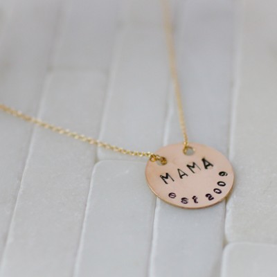 Mama Necklace - Gold Mom Necklace - Mom Necklace - New Mom Gift - Mommy Necklace - Gifts For Mom - Mothers Day - Mama Jewelry - Mom Gift