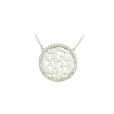 Crafting Your Story: Personalized Sterling Silver Monogram Necklaces