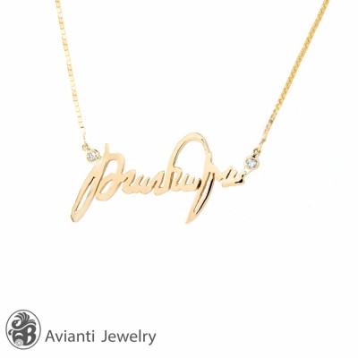 Monogram Necklace, Armenian Letters, Name Jewelry, Name Tamara in Armenian,Personalized name Sarah with Armenian Letters, | NEC01960