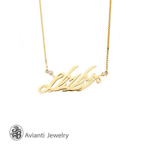 Monogram Necklace,Armenian Letters name, Name Jewelry, Name Lilit in Armenian, Necklace,Personalized name with Letters, | NEC01928