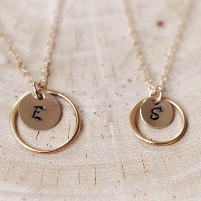 Mother and Daughter Necklace - grandmother mother daughter necklace - personalized mother daughter necklace - mother daughter gift -Mom gift