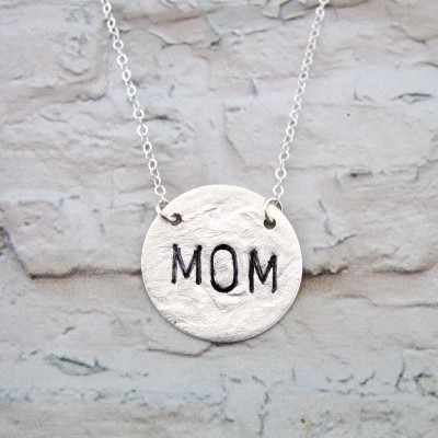 Mothers Necklace, Mom Necklace, Mom Jewelry, Silver Necklace Simple, Minimalist Necklace, Grandmother Necklace,