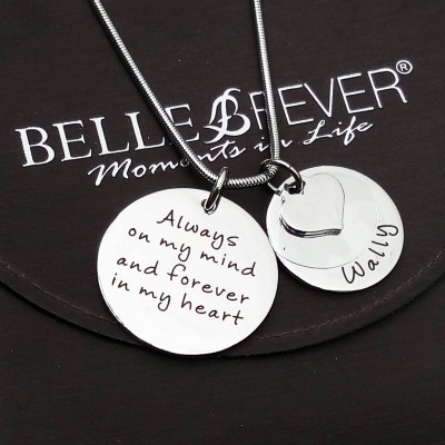 Mother's Necklace, Mother Necklace, Gift Ideas for Mum, Gifts for Mother, Personalized Mother Forever Necklace Silver ONLY 69