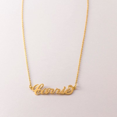 NECKLACE NAME - necklace name gold- Personalized Necklace gold- necklace name silver- necklace name custom- custom necklace name gold filled