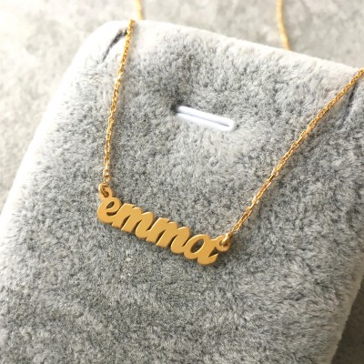 Name Necklace Gold, Custom Name Necklace, 14k Gold Name Necklace, Personalized Gold Necklace, Name Necklace Silver, Necklace My Name