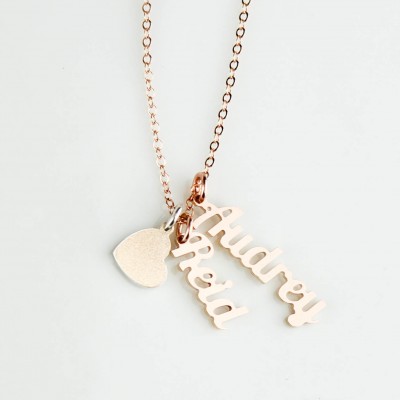 Name Necklace, Mommy Necklace,  Name Plate, Gift for Her, Gift for Mom, Family Necklace, Layering Necklace , Long Necklace