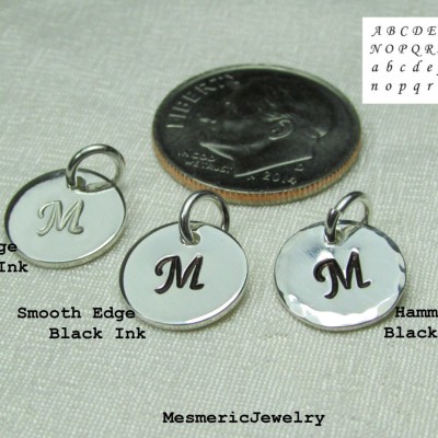 Personalized Bridesmaids Gifts Set of 7 Silver Initial Necklace Monogram Bridesmaid Necklace Bridesmaid Jewelry Gift Bridal Party Gifts