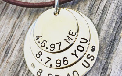Hand Stamped Mens Necklaces: Crafting His Unique Story